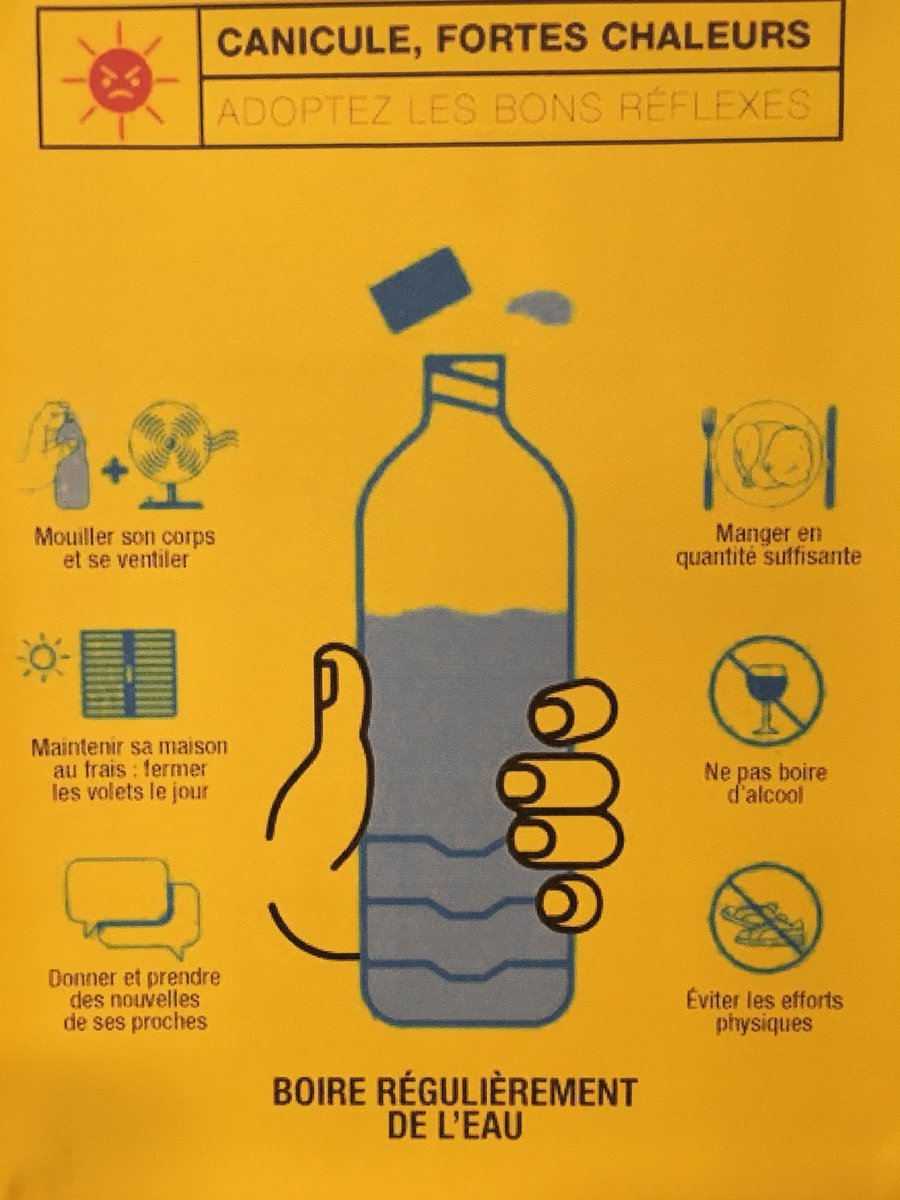 Il fait chaud ☀️ ! Voici quelques recommandations pour vous et bébé 👶 😎 #canicule #santé