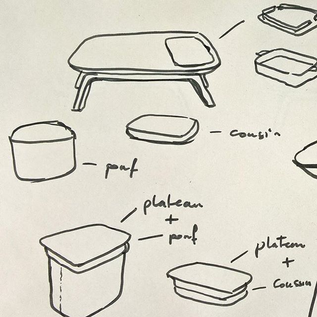 leFrenchDesign's tweet photo. ✏️...une table basse, un pouf, un, un projet de mobilier modulable pour un usage domestique...✏️...a coffee table, a pouf, a tray, an adjustable furniture project for an indoor use…
#incubateurviadesign #lefrenchdesign #via_innovation #croquis #drawing #modularite #thoma… https://t.co/JOUznFiyhO