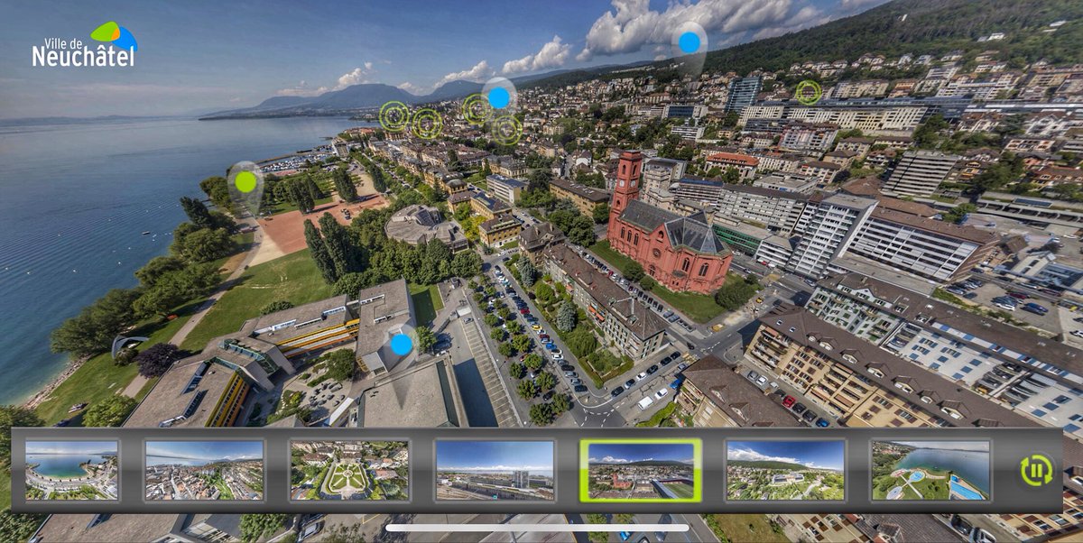 neuchatelville's tweet photo. Vous aussi, si vous aviez des ailes, vous aimeriez voler par dessus les toits de la ville? Ben voilà. Vous en avez. Lien direct pour décoller: https://t.co/UfXv8awUhe #neuchatel #Switzerland #jura3lacs #drone #360degres #panorama360 https://t.co/QSFUis7wCf