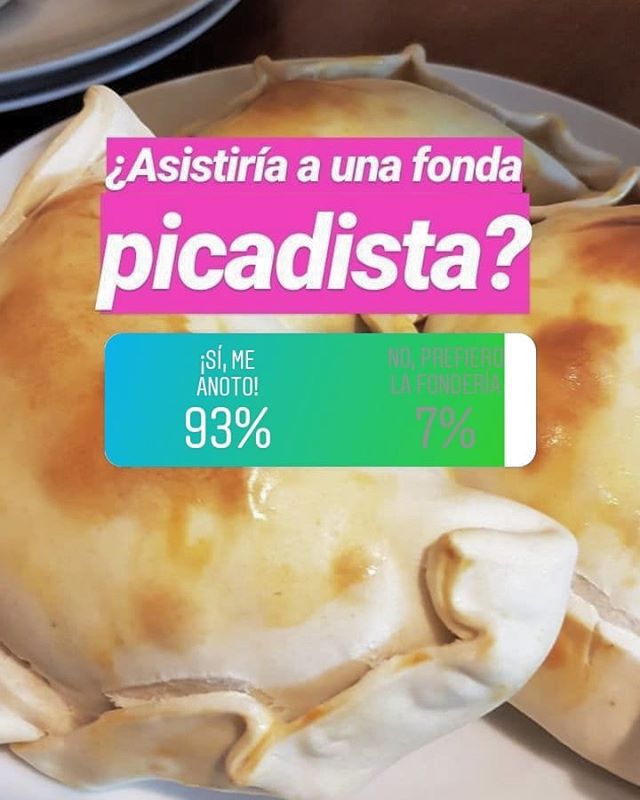 ElPicadista's tweet photo. ¡El pueblo picadista habló y nosotros escuchamos! Les tendremos novedades en las próximas semanas. . . . #elpicadista #fiestaspatrias #dieciocho #empanadas #fondas #cocinachilena #picadas https://t.co/1F1f1j4odZ https://t.co/ij41XqN268