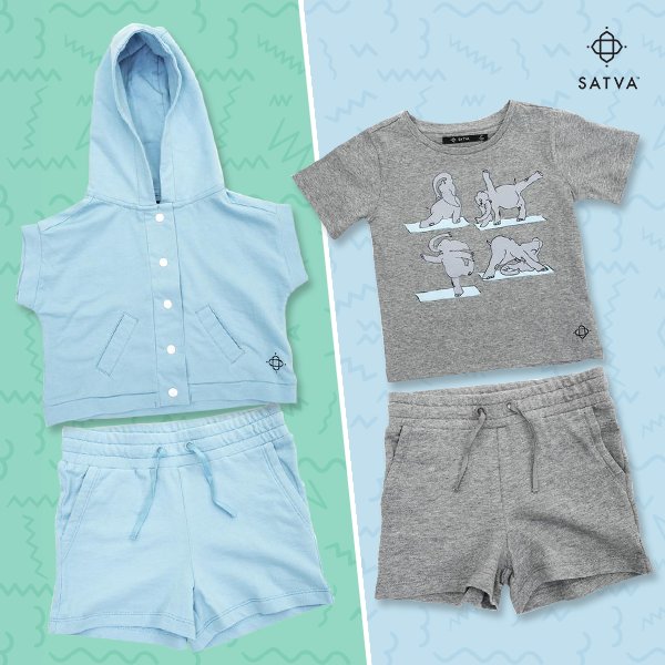 The comfort &amp; joy of your toddler means the world to us. Our Karna Hoodie in Turquoise is the perfect clothing to keep your child comfortable and happy. Check out our other products here<bit.ly/2mLgwG5>

#Satva #SatvaLiving