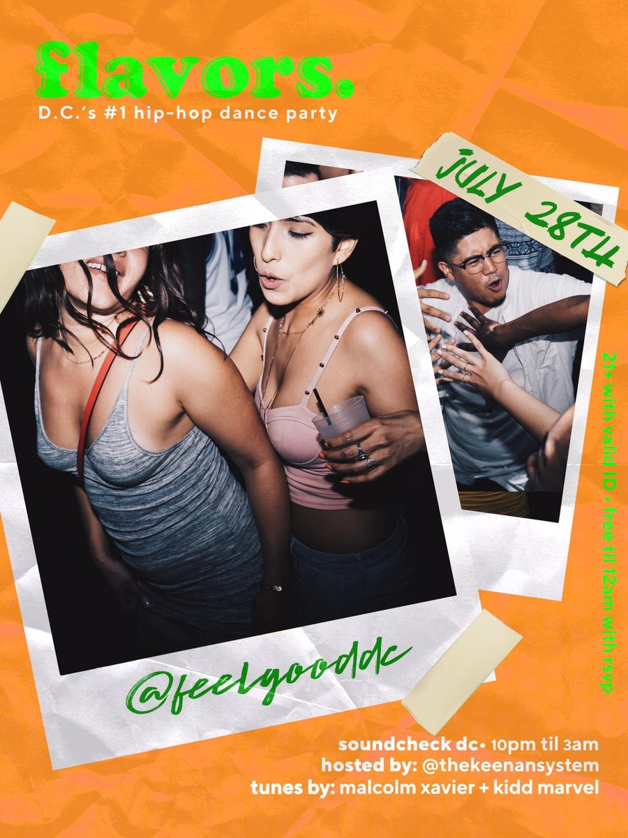 soundcheckdc's tweet photo. Is it Saturday yet? RSVP to #flavorsofDC using the link in our bio so you don't miss out on $6 Jameson and free entry before midnight! https://t.co/tRc9jHhFBA