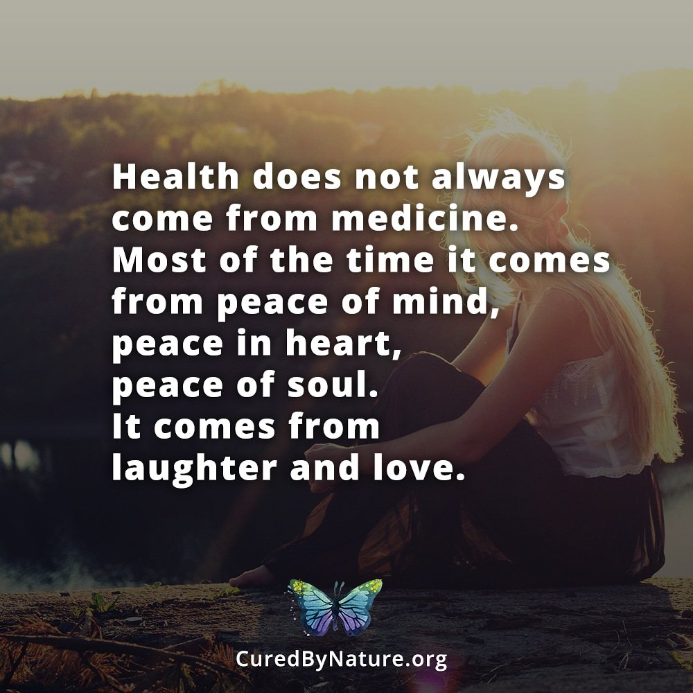 AllyHrovatt's tweet photo. ♥️💡✔☝️😊 #CuredByNature #curedbynaturequotes #health #peaceofmind #peaceinheart #peacefulheart #soul #laughter #love #lovealwayswins #positivelife #takecare #quote #quoteoftheday #dailyinspiration #positivethinking #healthy #healthcare #healthiswealth #healthishappiness https://t.co/o9kEFncEst