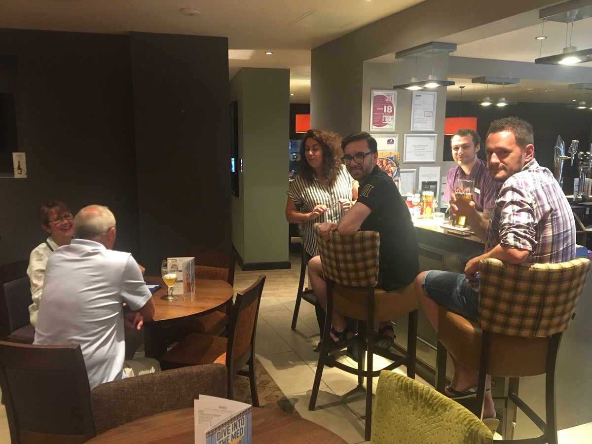 Me and Ryan getting a pub quiz going here at Spinny with all our bar guests!!!!  And getting beat #SummerOfService #competitive <a href="/MinxyMoodles/">Gemma Carroll</a> <a href="/JoannaKerriSmit/">Joanna Smith</a> <a href="/thebirdlane/">Natasha Lane</a> <a href="/shr1mps66/">Daniel Jones</a> <a href="/Minafattahi/">Mina Fattahi</a>