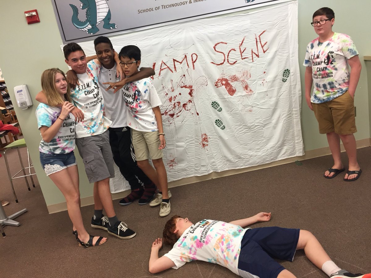 Forensic scientists in training! #STEMchampcamp <a href="/gbergmath/">Sivan Goldberg</a> <a href="/trae_weiss/">Trae Weiss</a> @kwarnerscience <a href="/sjgotlib/">Stacy J Gotlib</a>