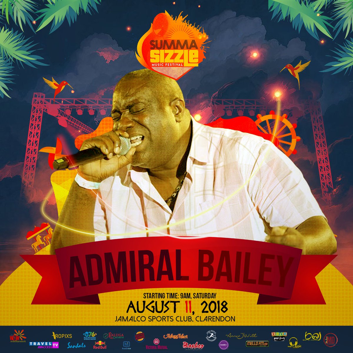SummaSizzleFest's tweet photo. That sweet old time reggae music! 😊 Hear it live on August 11 at #SummaSizzleFest https://t.co/UUSkSufxey