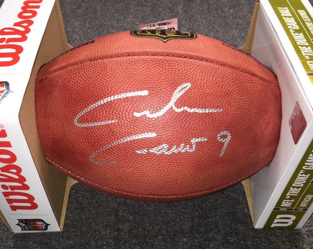 #Panthers <a href="/GrahamGano/">Graham Gano</a> signed this football and now you can own it. Proceeds from this auction support the NFL Foundation. Bid here --> goo.gl/DichJJ #KeepPounding