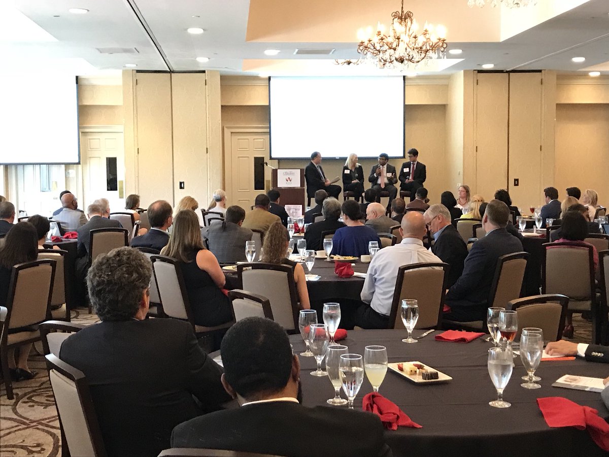 Raleigh4u's tweet photo. Fantastic panel discussing Foreign Direct Investment from Asian markets. Exciting opportunities continue to present themselves in NC and the Triangle! Great insights from executives at @RDUAirport @edpnc @Infosys @BankofAmerica #FDIForum18 https://t.co/B3r84yMW3H