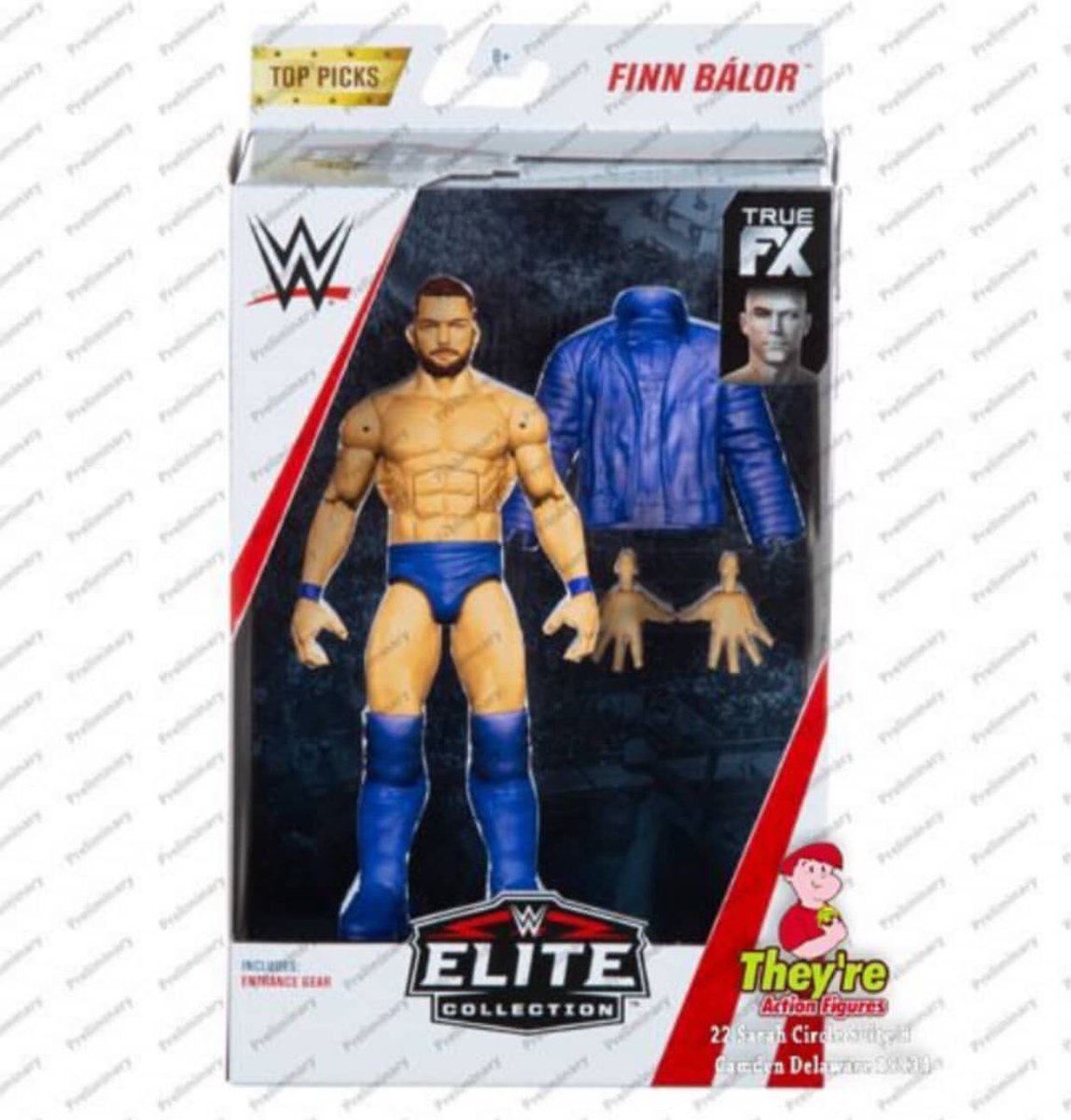MATTEL Finn Balor WWE Elite Collection Top Picks Toy Wrestling Action Figure 