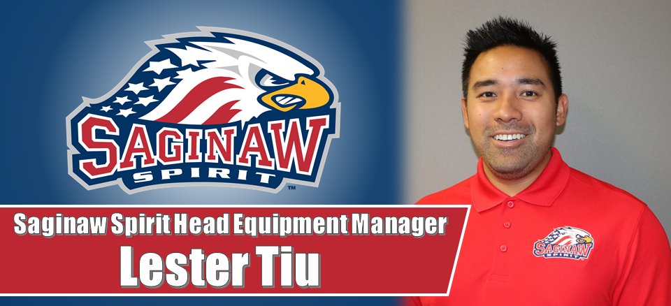 The Saginaw Spirit is proud to announce that Lester Tiu will be joining the organization for 2018-19 season as the team’s Equipment Manager. 

Welcome, Lester! 👋🏼

READ: bit.ly/2LrXwLp