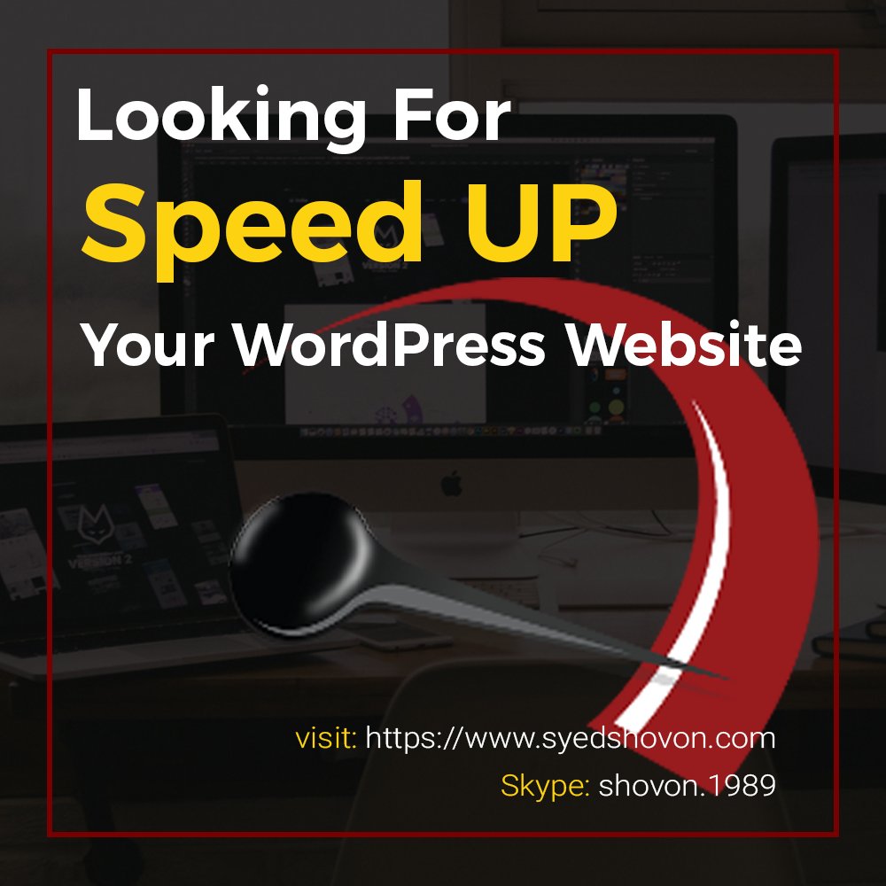 syedshovonbd's tweet image. I will #increase your #website_speed, #optimize_page_speed of your website 10 times faster than before.
Order me: bit.ly/2sgSaam
Visit: bit.ly/2Isdcom
Or bit.ly/2xBhNcE 
#web_design #Web_Designer #ecommerce #Landing_Page #wordpress  #Wordpress_Blog