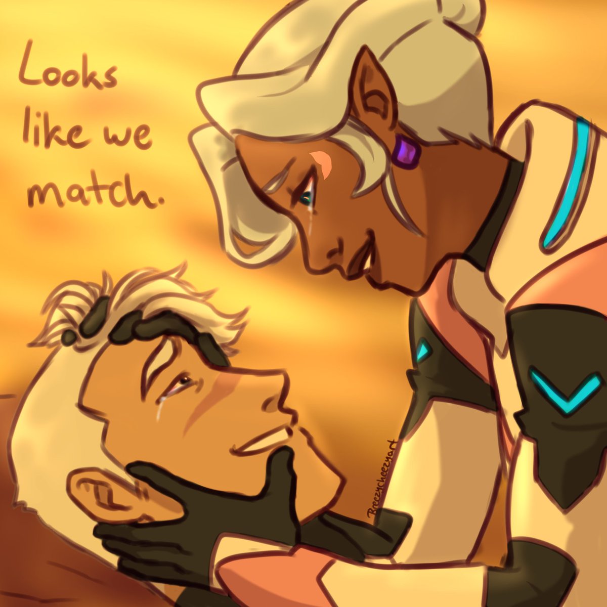 BriCheez39's tweet photo. I can't believe I took this long to make post-S6 #shallura lmao. THEY MATCH!! SHE CARRIED HIS SOUL!! MY OTP REALLY OUT THERE TRYIN' TO KILL ME WITH LITERAL SOULMATE SHIT!! BLESS!! https://t.co/mQ0gQWNzRp