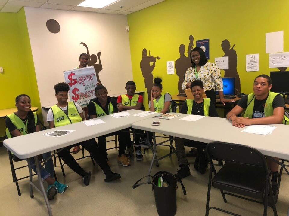 SaversSuper's tweet photo. The youth at the Kennedy recreation center were curious and engaged. Good luck with your finances. #YMM2018 #SummerJobsConnect @BankonDC https://t.co/fBivKsMR7c