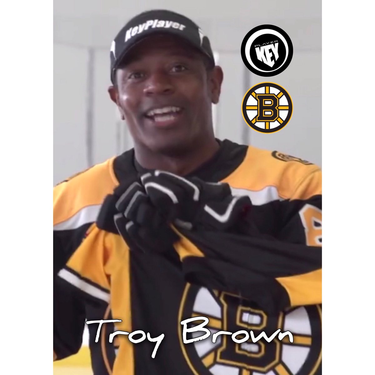 KeyPlayerNation's tweet photo. #KeyPlayerNews
@RealTroyBrown80 
Plays ... Hoc-key? 
N-ICE! 🔑🏒🥅 😎 https://t.co/AASEsuEXYb