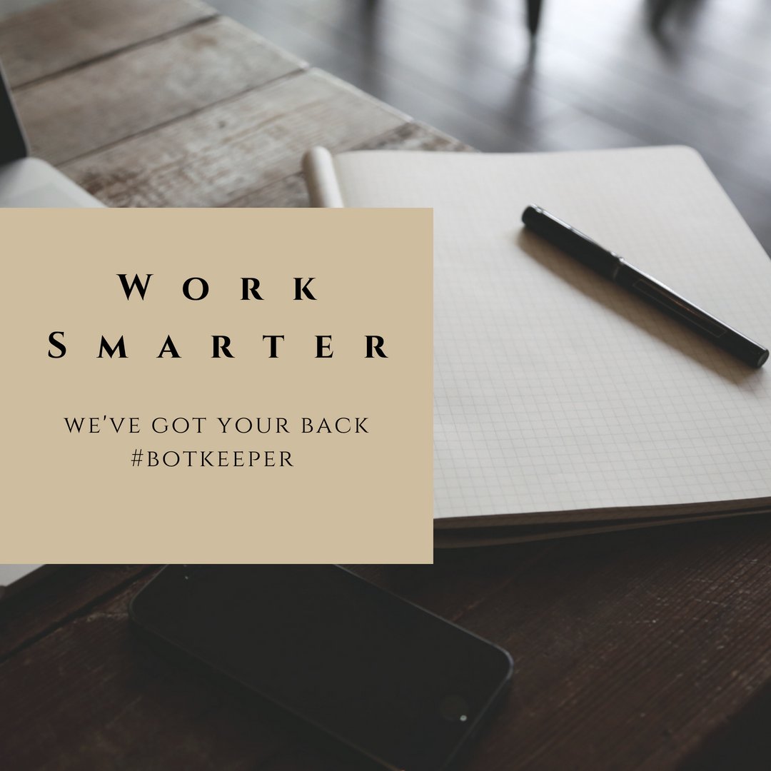 b0tkeeper's tweet photo. Reliable, Accurate, and Ready to help you Grow your Business.
Start #botkeeping today. https://t.co/reSfnO9O4F