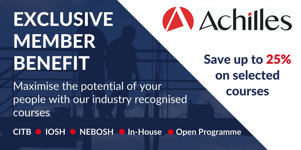 With #AchillesRewards all Achilles suppliers can benefit from an exclusive 25% discount on our award-winning training courses: tsw.co.uk/rewards/