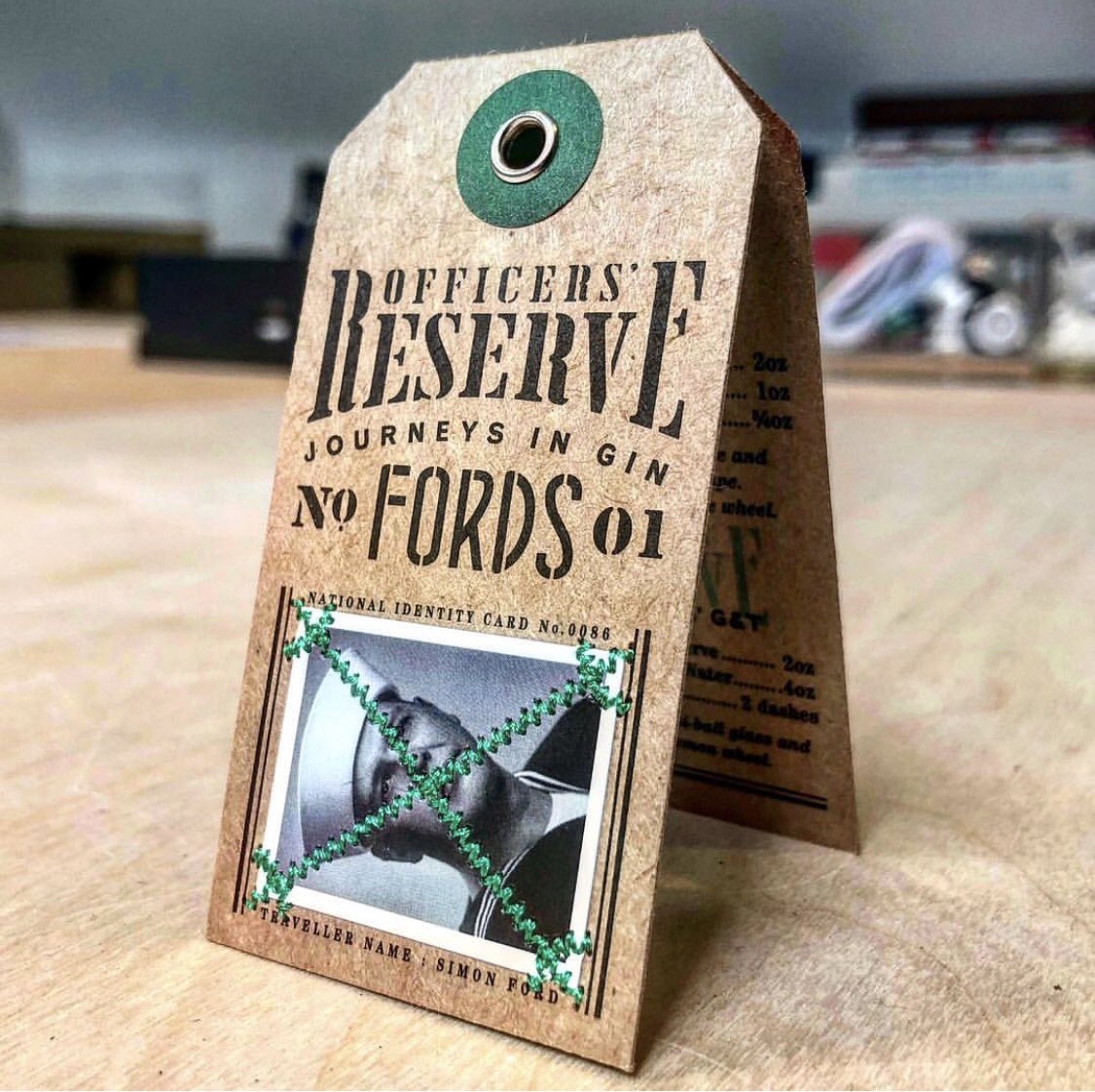 Working on our bottle tag for Officer’s Reserve, our first #agedgin experiment! ⚓️ What do you think?

If everything goes according to plan, Officer’s Reserve will be released in September! 

#officersreserve #journeysingin #navystrengthgin #fordsgin #thecocktailgin