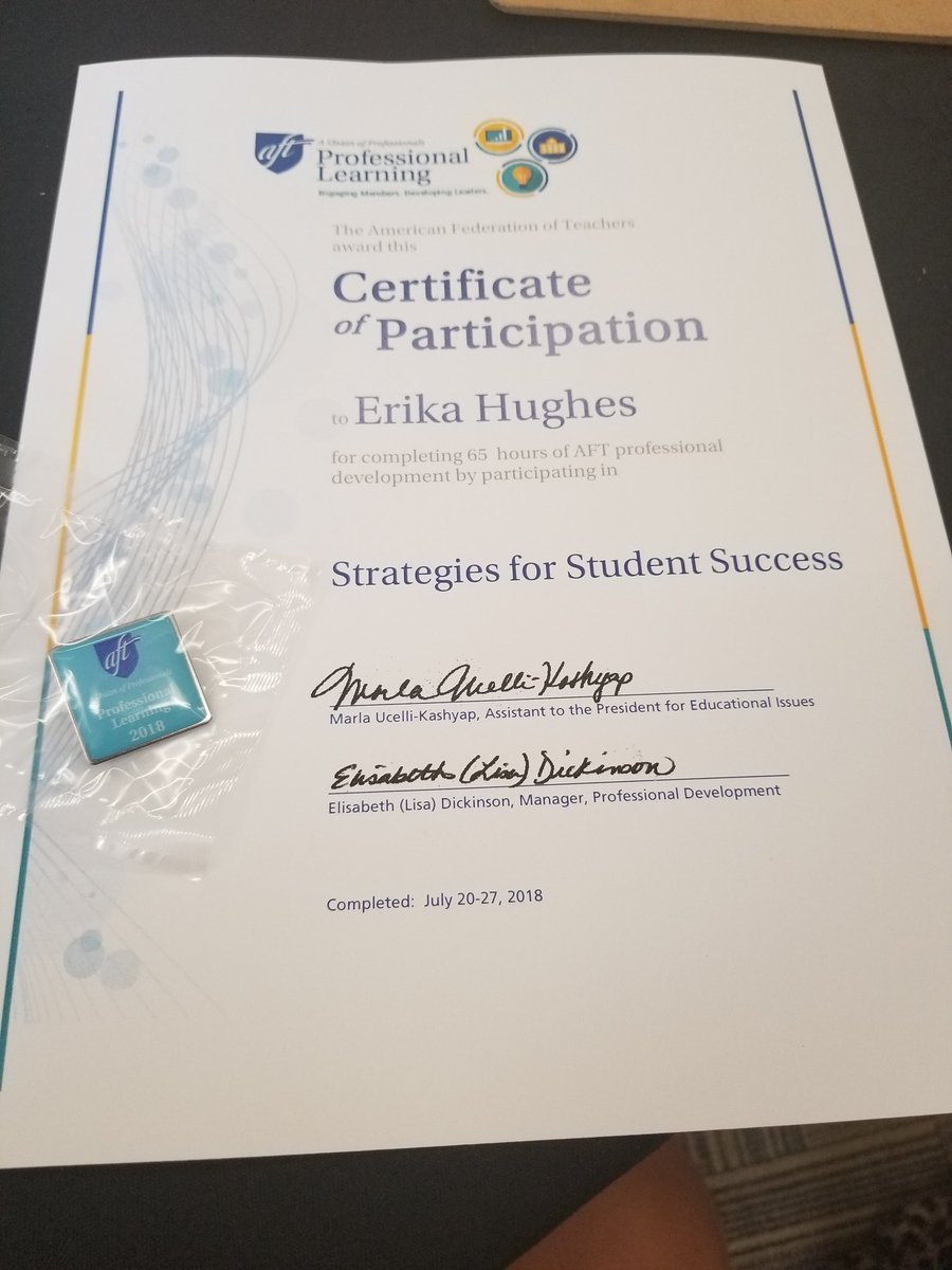 Erikahughe3boys's tweet photo. Day 8! 
All assignments completed and submitted! All of the information I have received has been great and I am ready to apply it! I appreciate the opportunity!!

#AFTSSS2018 #aftsea18 #aftpd 
@Jefcoaft
@JEFCOED @gardendaleel https://t.co/UOkSNbTfoZ