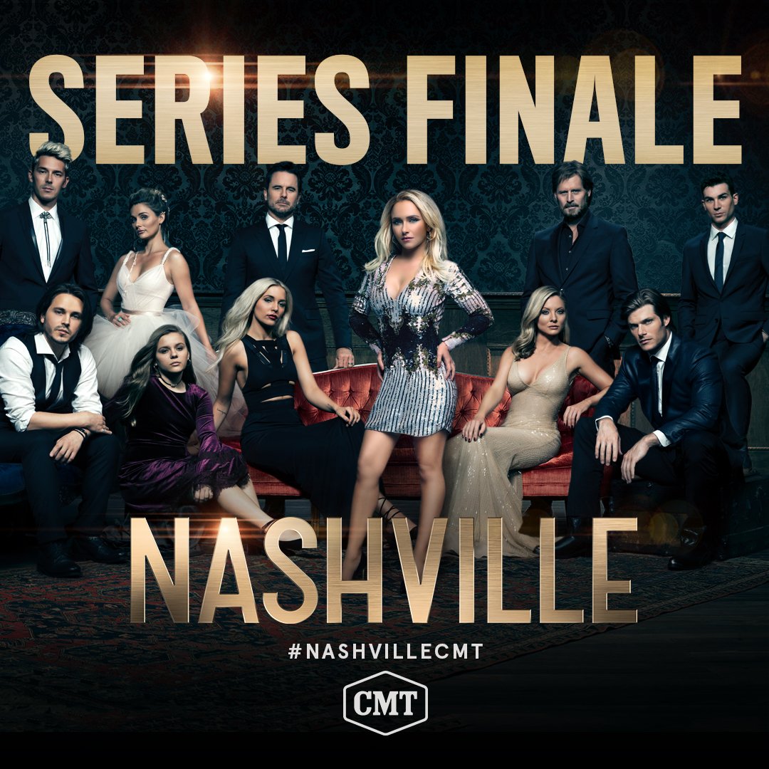 Can't believe it, the @NashvilleCMT Series Finale is on tonight! Thank you to everyone for their support! Love to all! #NashvilleFinale #NashvilleCMT