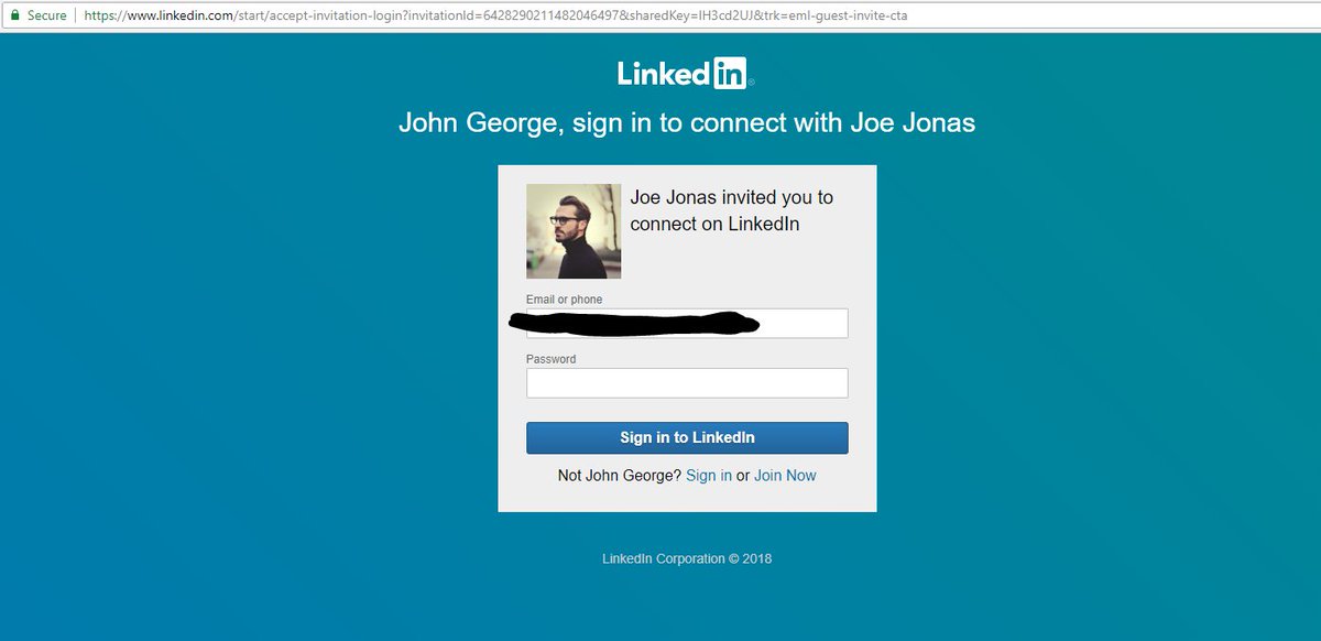 JohGeoCoder's tweet photo. @LinkedIn A link in an email I received brings me to this page, is this a scam? Typing in a false password yielded no error messages. https://t.co/nRmDXwBYrm