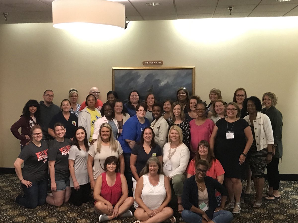 luv2teach1229's tweet photo. #AFTSEA18 #AFTSSS2018 Awesome group of educators ready to train teachers on strategies to help students be successful! https://t.co/pKaaSBG5HB
