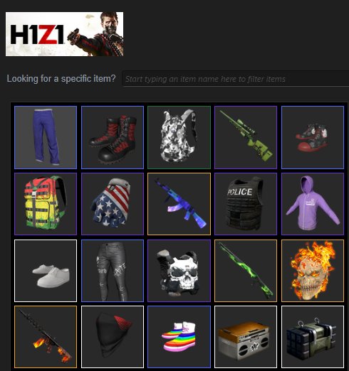 buy h1z1 skins
