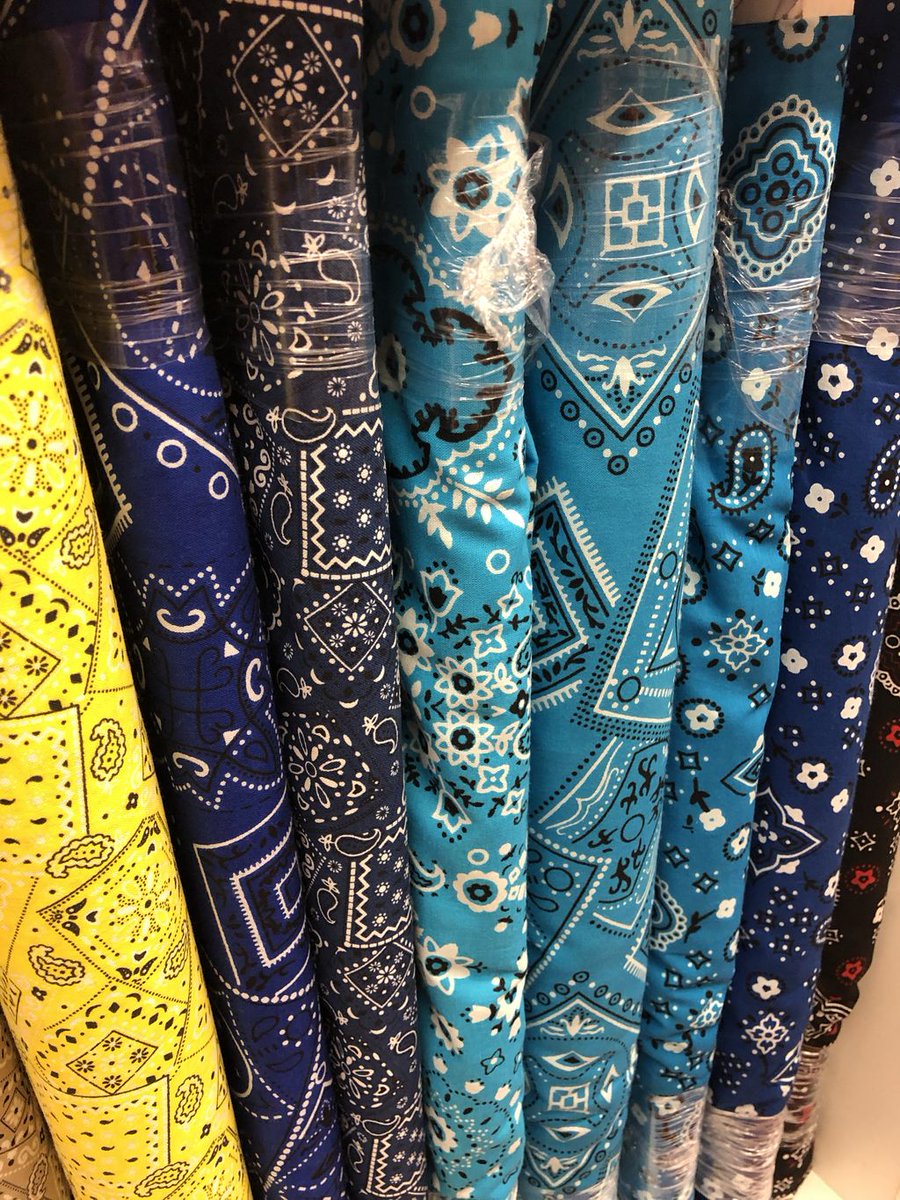 MookFabrics's tweet photo. The 2018 @MHStampede is here and we have you *literally* covered. #fabrics for shirts and bandanas to soft fleece patterns for the kids and oversize #fleece for the evening events. 

If you are near our #medicinehat location come in in! #theplacetobe #stampede #Yahoo https://t.co/uW8N1rlIz5