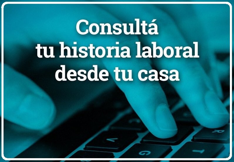 TU HISTORIAL LABORAL

Ahora desde @GobDigitalAR podés consultar tu historia laboral, las declaraciones juradas presentadas por tu empleador y aportes al sistema de la seguridad social.

Es sencillo y lo realizas desde tu casa.

➡ goo.gl/9sL2V9