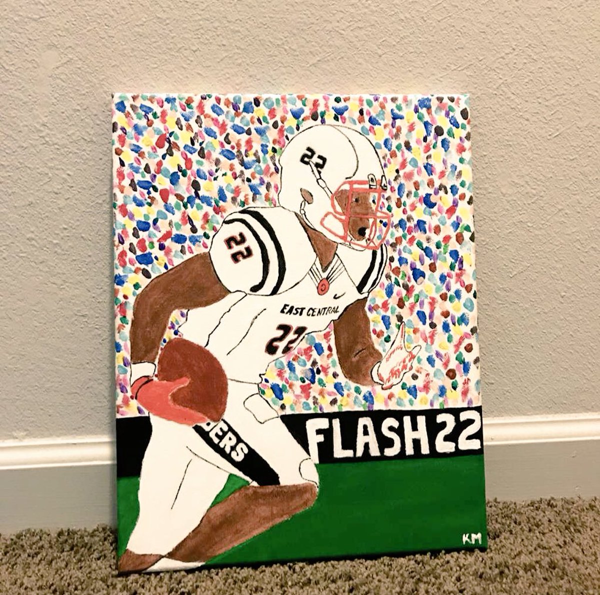 Dflash_Eagans's tweet photo. Strike up the band ready to get this thing rolling! @ECUTigersFB it’s about to get real... @kirkmerritt33 appreciate you doing this piece for me 💯💯💯 #Flash22 #Godspeed https://t.co/aXZK6MBS3n