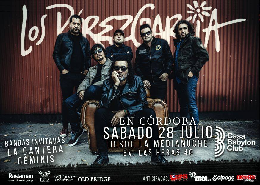 #CórdobaCapital Este 28/07 llegan <a href="/lospereztw/">Los Pérez García</a> junto a <a href="/geminisofficial/">Geminis</a> y #LaCantera en <a href="/casaBabylonclub/">Casa Babylon Club</a>. Entradas en ➡ bit.ly/2LEfGpj