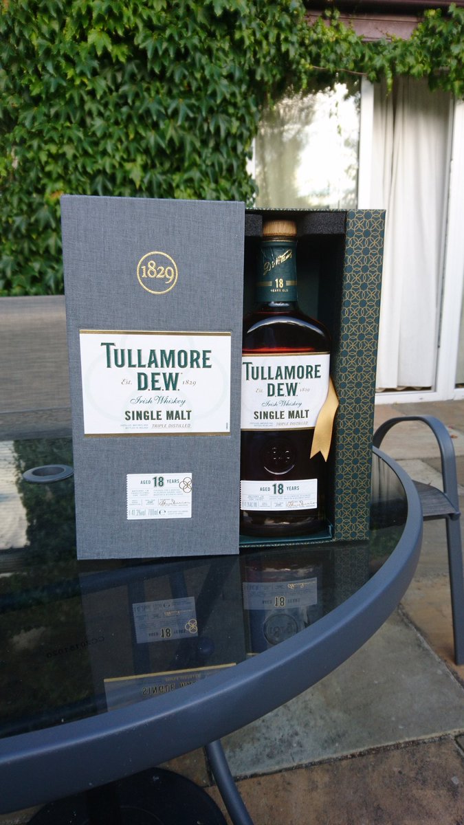 TullamoreDEWJQ's tweet photo. Very proud to tell you our #tullamoredew 18yo #Single #Malt has been awarded the Trophy for the best Worldwide #Whisky in the #IWSC awards announced this week #Proud to say the least. https://t.co/2DFehCJW6y