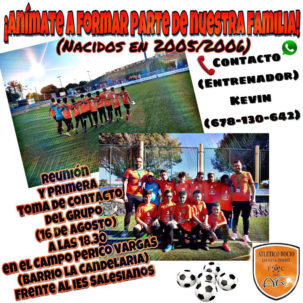 AtleticoRocio's tweet photo. Ya queda menos!!! Vamos... https://t.co/7AfW4KpI2x