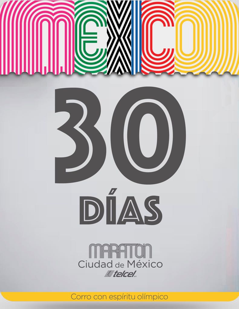 ¡A un mes del #MaratónCdMxTelcel!