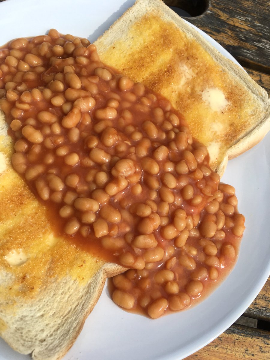All that talk on <a href="/achrisevans/">Chris Evans</a> show on <a href="/BBCRadio2/">BBC Radio 2</a> about beans on toast I had to have it today!!! Keeping it simple just beans on buttered toast - yum.