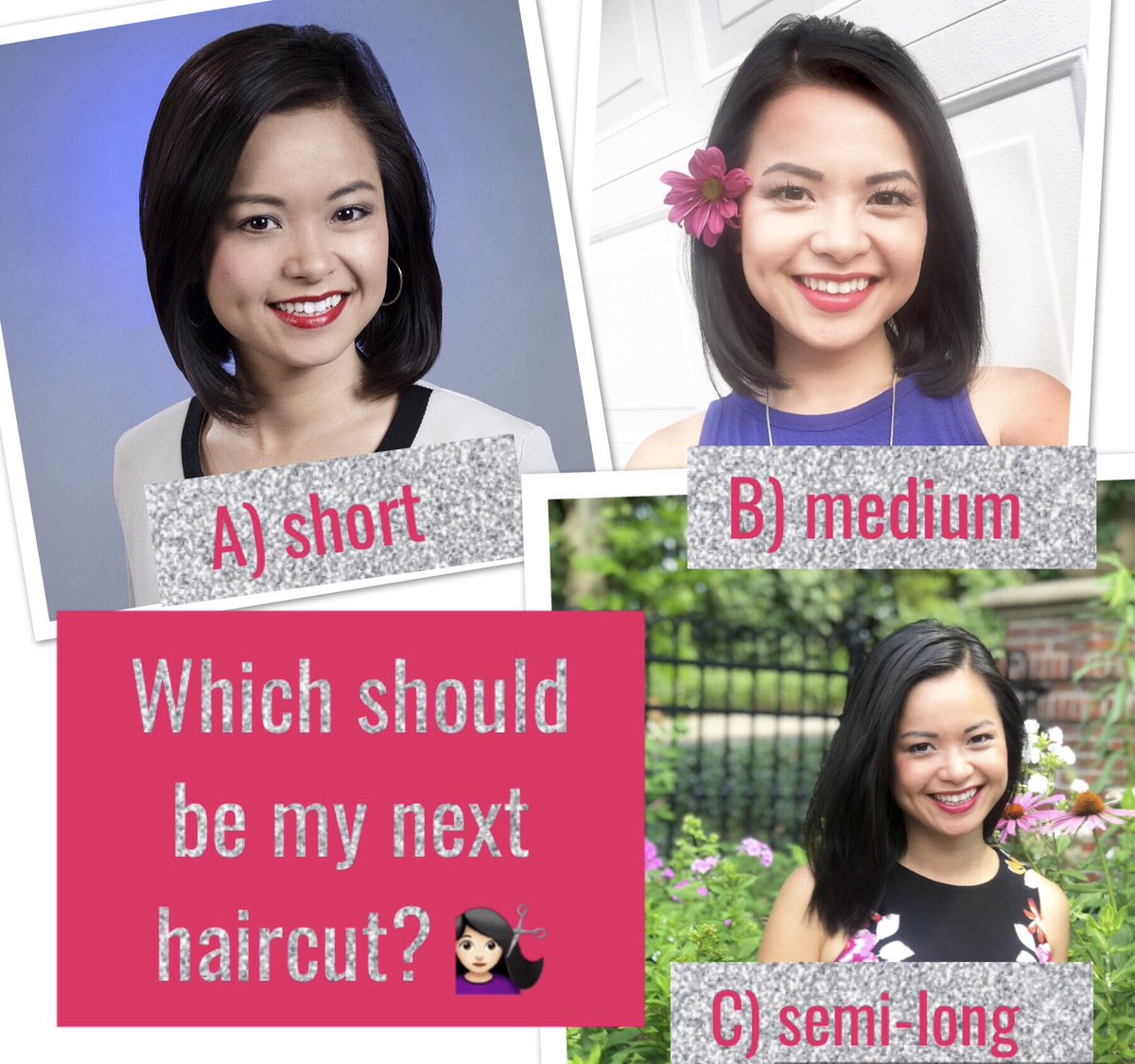 🤷🏻‍♀️ Help me decide! Going to get a haircut today! 💇🏻‍♀️

#partylikeajournalist #indecisive #hairappointment