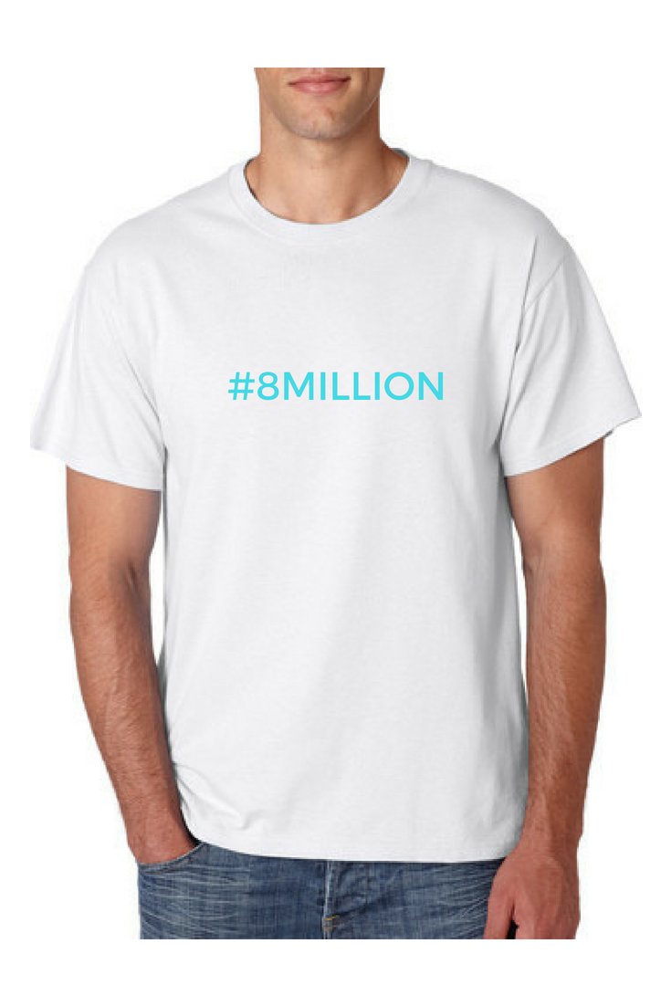 8milliontons's tweet photo. Have you gotten your #8million shirt yet? Order online today! https://t.co/70G7s0nokY https://t.co/GvTx0Kfazj
