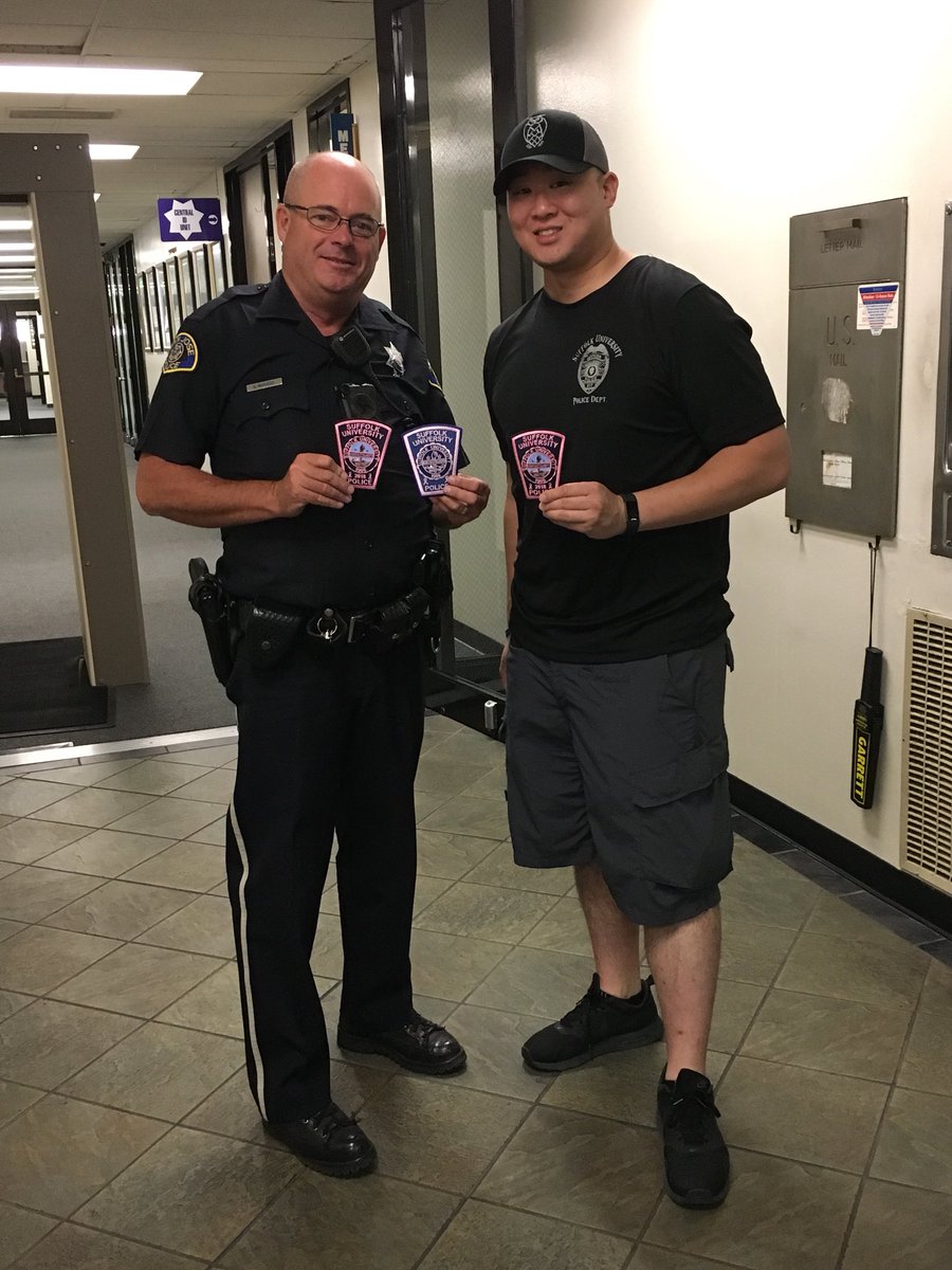 supd617's tweet photo. Our Depart.’s @pinkpatchproject moves on up to San Jose! Thnx for the support/hospitality from @sjsu_police & @sanjosepolicedept
For info on how to get a Patch, visit out FaceBook page!
#pinkpatchproject #pinkpatchproject2018 #pinkpatchtravels #SUPDPPP #PPP #thinblueline https://t.co/T5kLQuP0xH