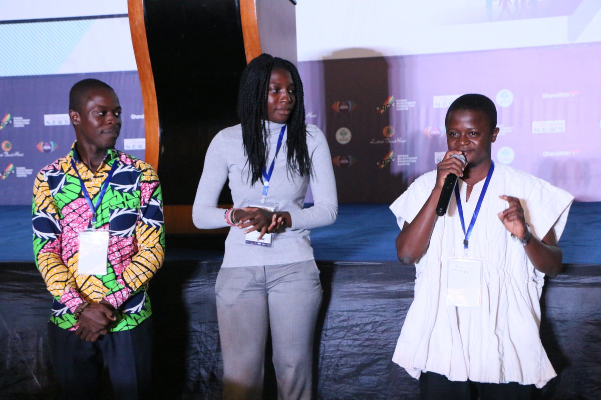gipcghana's tweet photo. We want to congratulate our top three business pitchers @Jegspepper @DUQRICE and Kharma Farms Limited for their wonderful presentation. They get free interview with @Citi973 and @CitiTVGH to promote their businesses and some exciting prizes from @NALOSolutions. #GIPCYEF2018 https://t.co/o8z0MeORaV