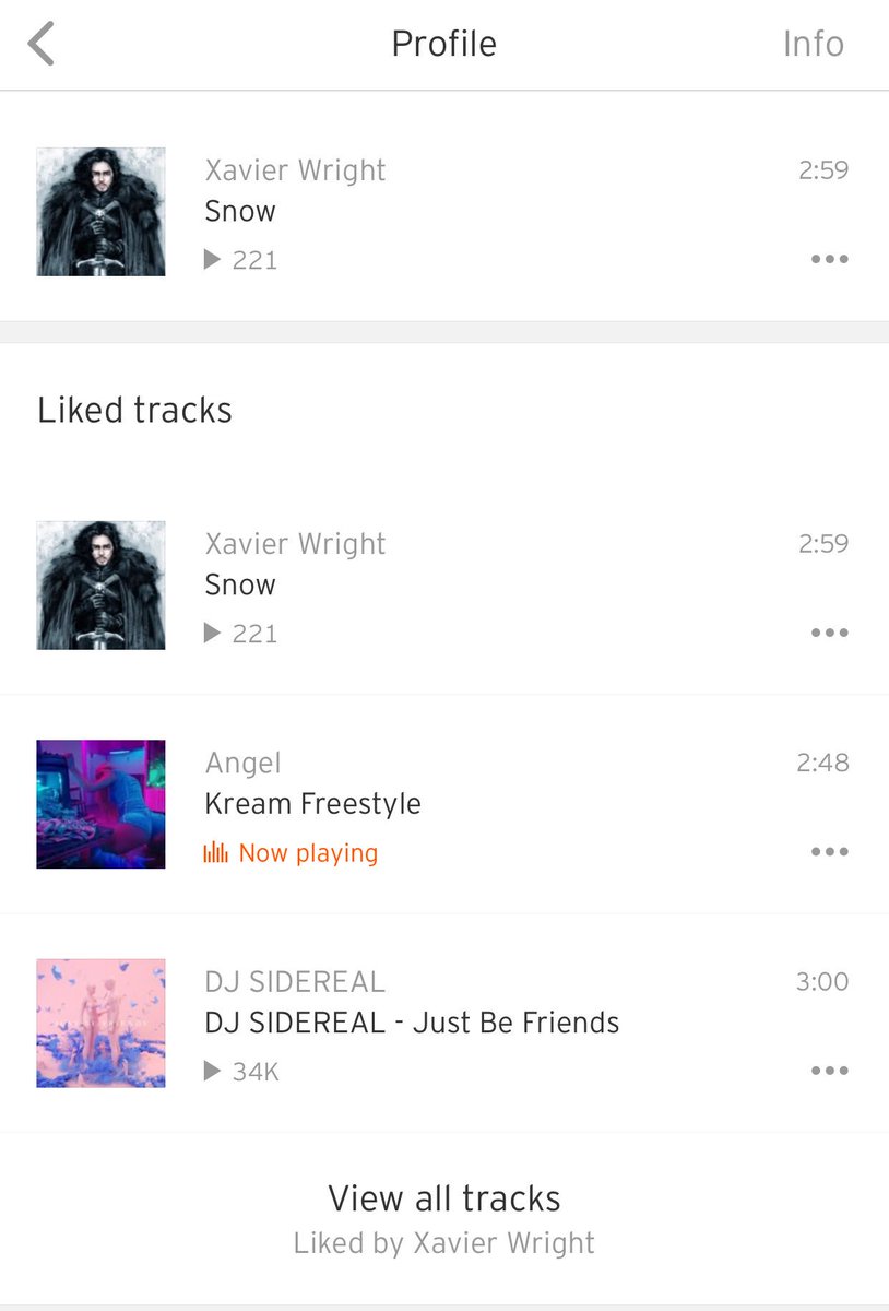 javi_alaniz94's tweet photo. 221 views in 12 hours! Thank you guys for the support! 🙏🏼😭❤️ this is the first single I ever put out. #SoundCloud #Rap #Epyon #XavierWright #JohnSnow https://t.co/b3gezGJYv4
