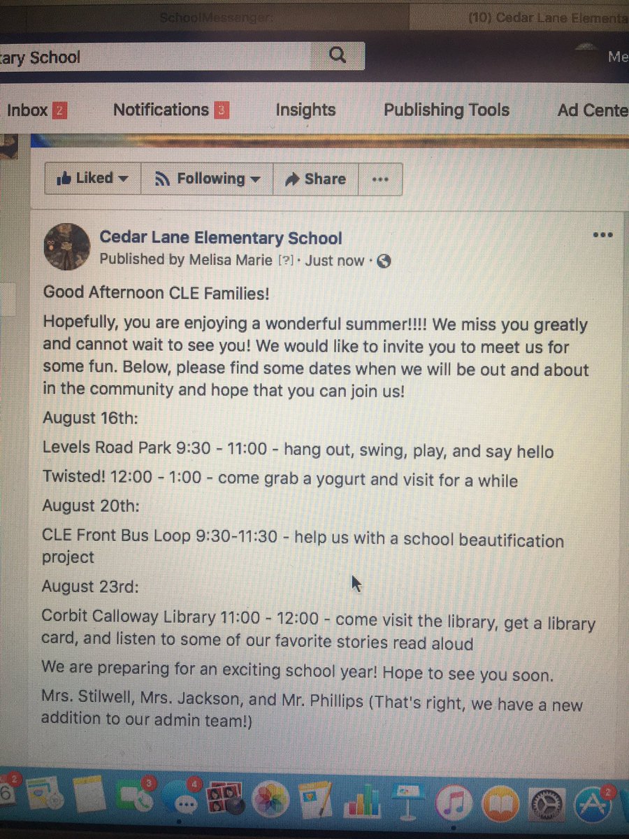 Cedar Lane School tweet media