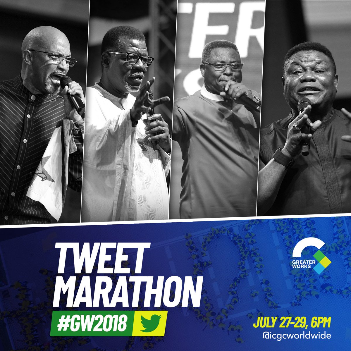 icgcworldwide's tweet photo. The Lord has done so many good things in our lives. Join us as we tell the world of His wonders, and what to expect at our @GreaterWorksCnf 2018. It starts tomorrow at 6PM. #GW2018 https://t.co/RfN7PZOn6s