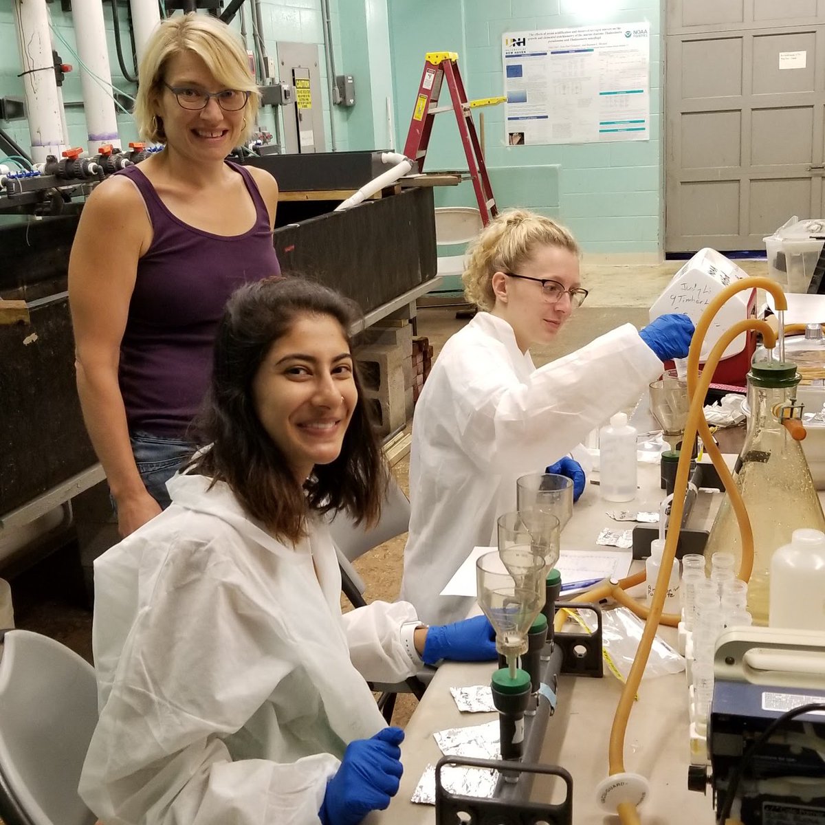 NOAAeducation's tweet photo. DYK #NOAAScholars have devoted over 43,000 hours to research, management, outreach, and education projects? Learn more about our interns &amp; their exciting summer projects. #NationalInternDay 
https://t.co/FmKuSCkYMS https://t.co/fNeRSVUT4o