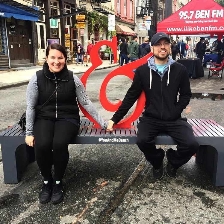 SafianRudolph's tweet photo. So cute! Throwback to Michelle (Insta ๐ท: mcm0706) cheesin' it up with our #YouAndMeBench! #SummerLove #SayitWithSafian https://t.co/C1y4mWRbgI