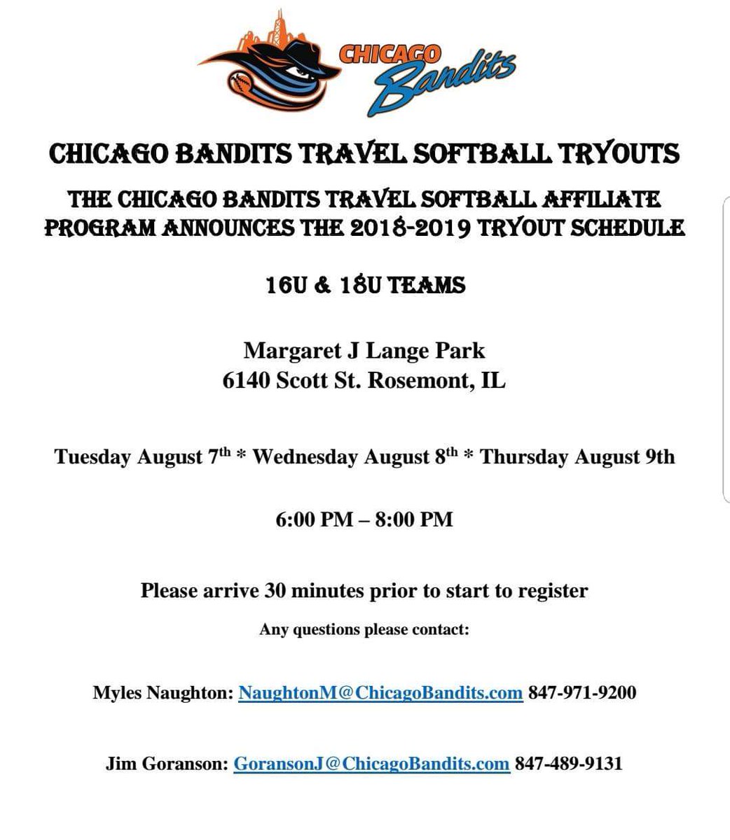 IL_Bash's tweet photo. Tryouts are set... https://t.co/vKA90fnBh2