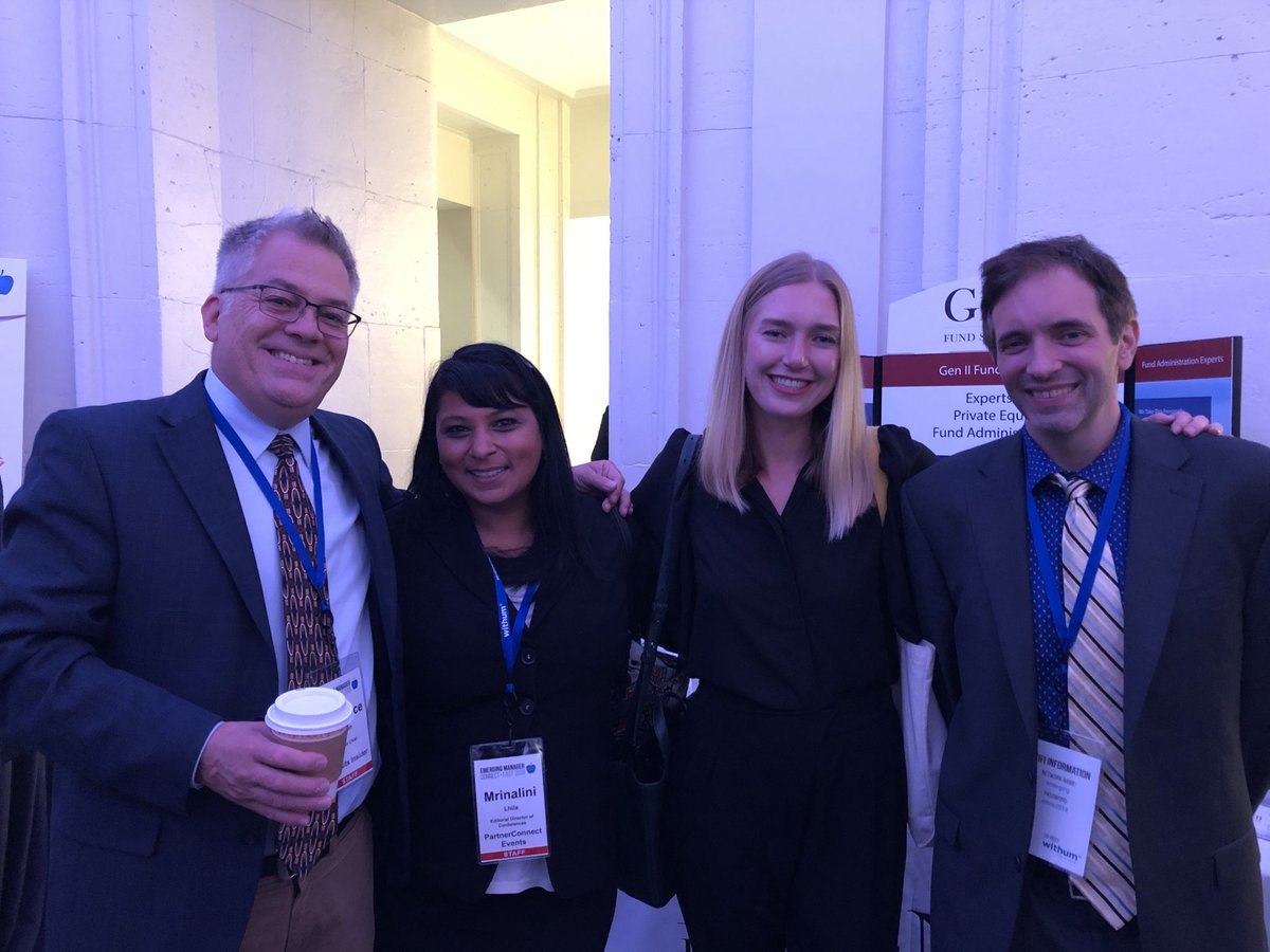Afternoon Networking Break with the team @laragon @sarpring @ChrisWitkowsky #EMCE2018 #EmergingManagers #PrivateEquity @Partner_Connect