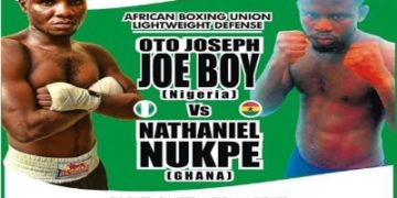 BoxingGhana's tweet photo. Ghana’s Nathaniel Nukpe To Challenge ABU For Belt This Sunday
https://t.co/dFOv60VnYC
#Boxing #AfricaBoxingUnion #nextbout @SWAG_Ghana #GhanaBoxingAuthority https://t.co/cdA2IuQbVr