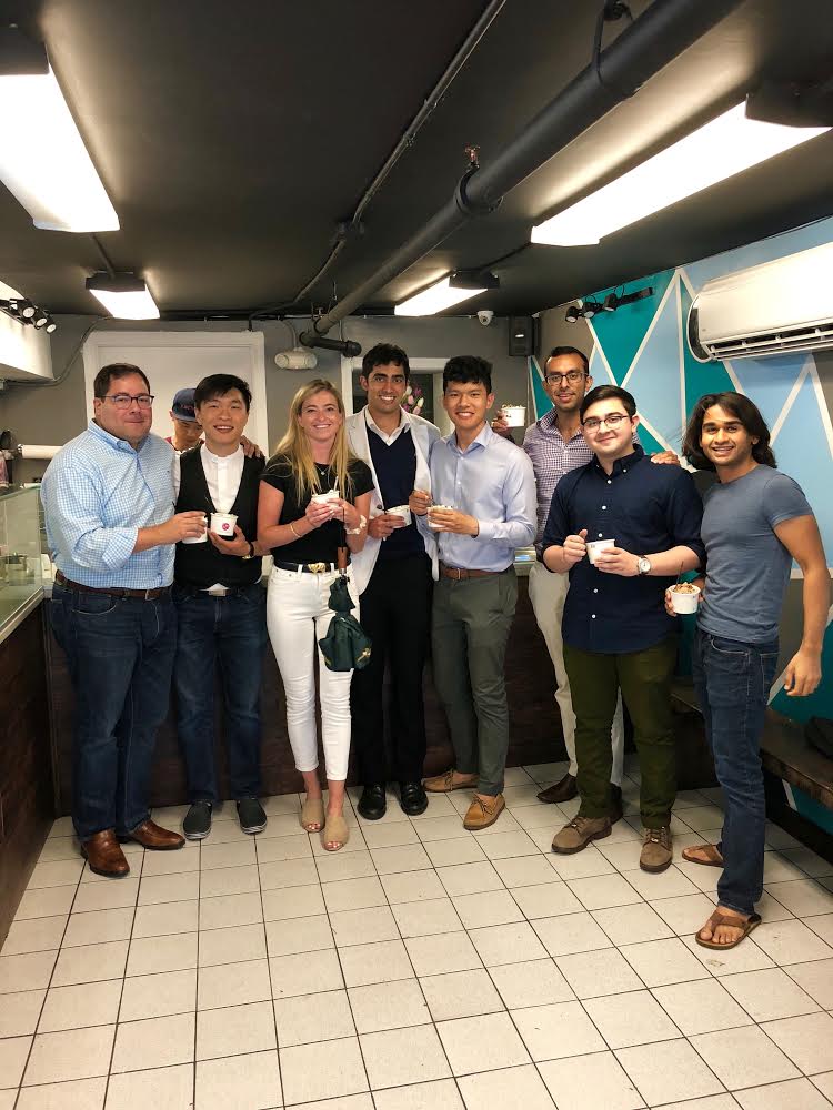 We took an afternoon #icecream break in honor of #NationalInternDay! (We'll have a redo when Natalia is back from NYC)! #InternAppreciation