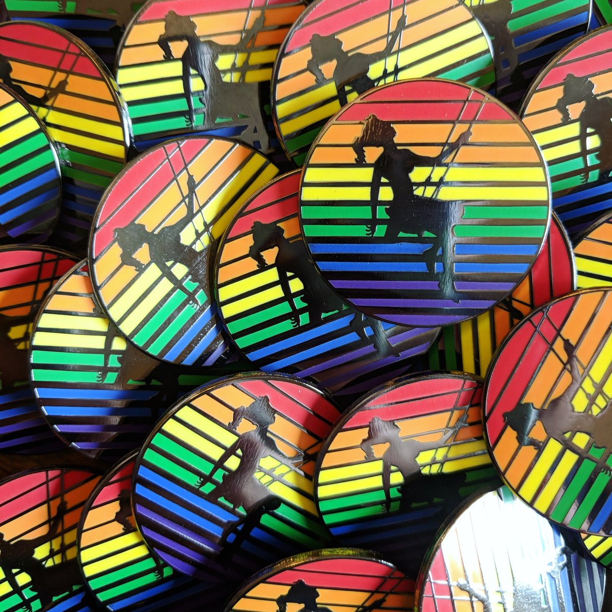 cunning_co's tweet photo. Need some rainbow in your life today? Get yours at https://t.co/WjMVgluIRO!
.
.
.
#cunninglinguistco #lifeontheswingset #pin #pincollector #enamelpins #enamelpin #pingame #pingamestrong #pingamestrongaf #pingameonpoint #flair #flairgame #flairgamestrong https://t.co/D3RZVGGo02