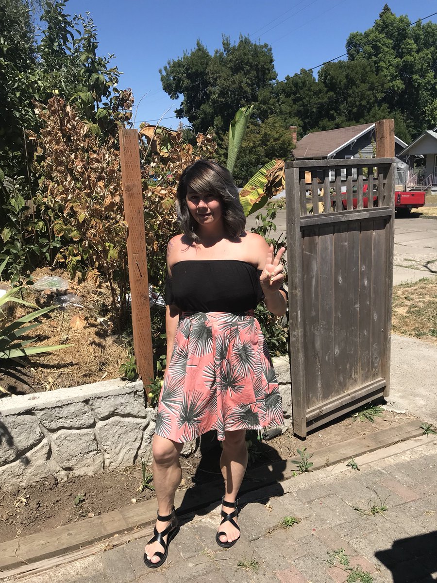 VML_Katharine's tweet photo. New hair moment! Wearing Target 🎯 from head to toe! #goodbyepaycheck #targetstyle #universalthreads #anewday #mossimo https://t.co/X0vTfN6rXl