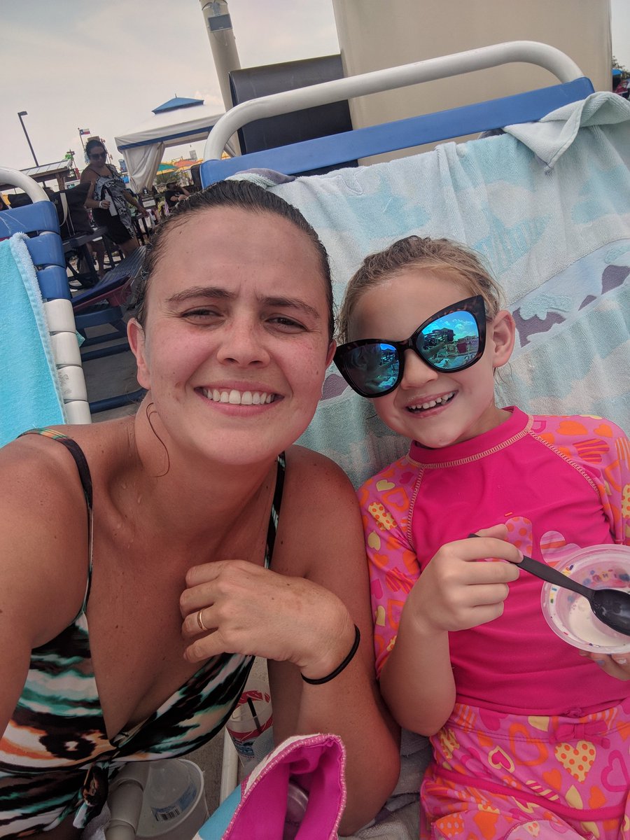 KLCamlin's tweet photo. Wave pool selfie. Someone stole my sunglasses. #DolphinSelfieBingo https://t.co/hdhDcPKlGC